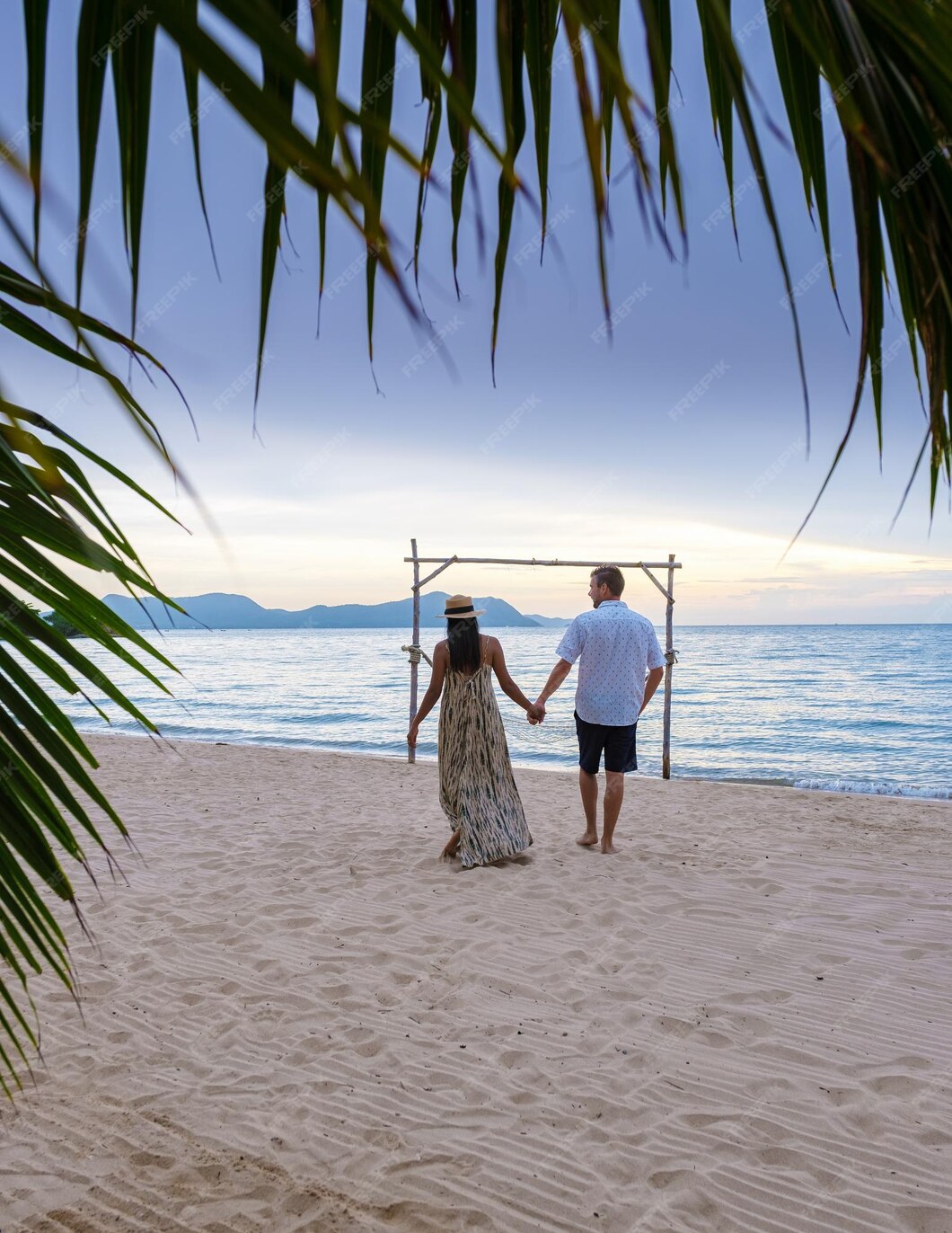 Sunset walks & beach vibes with your love.